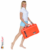 1525 AIR Koffer, PNP Schnallen, Mit Einteiler, Orange 5