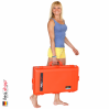 1605 AIR Koffer, PNP Schnallen, Ohne Schaum, Orange 4