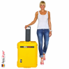 1637 AIR Koffer Mit Einteiler, Gelb 9