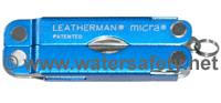 Das Leatherman Micra misst zusammengeklappt 65 mm und wiegt 50 g.