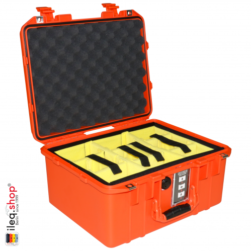 1507 AIR Koffer Mit Einteiler, Orange