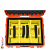 1507 AIR Koffer Mit Einteiler, Orange 5