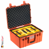 1557 AIR Koffer Mit Einteiler, Orange