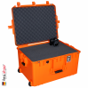 1637 AIR Koffer, PNP Schnallen, Mit Schaum, Orange