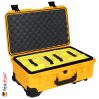 iM2500 Peli Storm Koffer Gelb, Mit Einteiler
